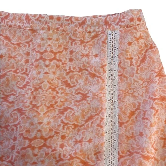 Double High Slit Floral Maxi Skirt - Picture 8 of 10